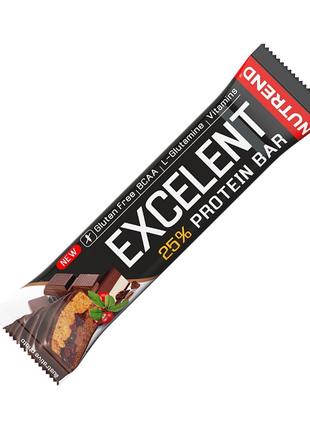 Батончик Nutrend Excelent Protein Bar, 85 грам Шоколад-нуга-жу...