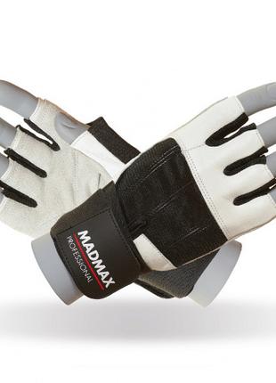 Рукавички для фітнесу MAD MAX Professional MFG 269, White XL