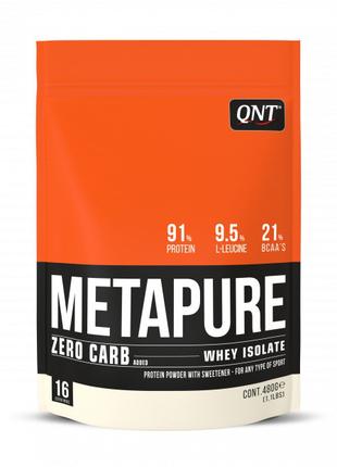 Протеин QNT Metapure Zero Carb Isolate, 400 грамм Белый шоколад