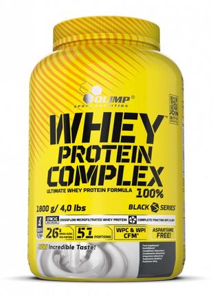 Протеин Olimp Whey Protein Complex 100%, 1.8 кг Ваниль