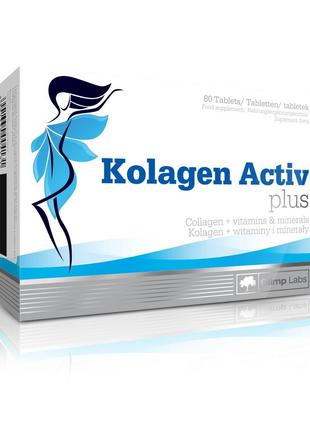 Препарат для суставов и связок Olimp Kolagen Activ Plus, 80 та...