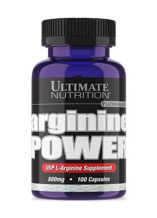 Аминокислота Ultimate Arginine Power, 100 капсул