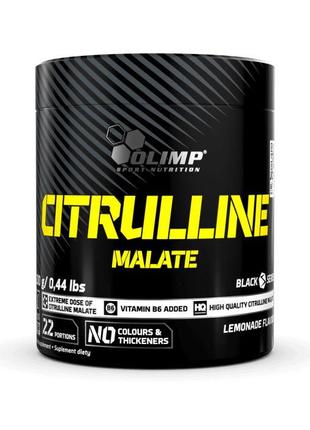 Аминокислота Olimp Citrulline Malate, 200 грамм Лимон