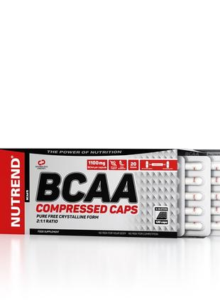 Амінокислота BCAA Nutrend BCAA Compressed, 120 капсул