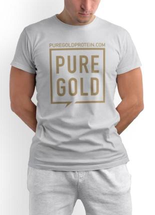 Мужская футболка Pure Gold Protein, белая S