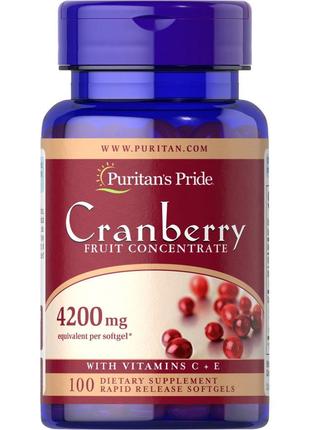 Натуральна добавка Puritan's Pride Cranberry Fruit Concentrate...