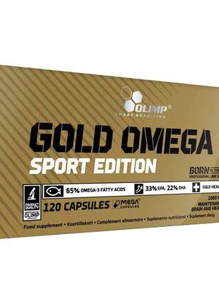 Жирные кислоты Olimp Gold Omega 3 Sport Edition, 120 капсул
