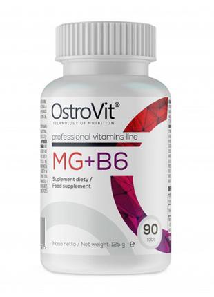 Витамины и минералы OstroVit Mg+B6, 90 таблеток