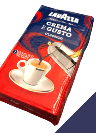 Кофе молотый Lavazza (Лавацца) Crema&Gusto 250 г в герметичной уп