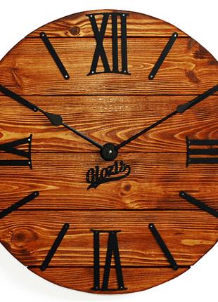Настенные Часы Деревянные Glozis Nevada Rust A-055 40х40