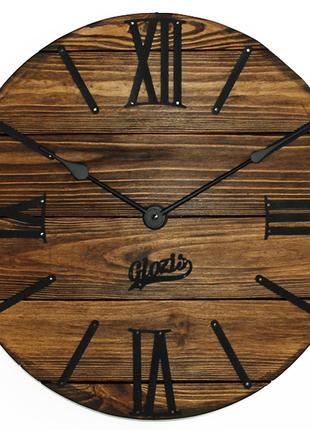 Настенные Часы Деревянные Glozis Nevada Mokko A-054 40х40