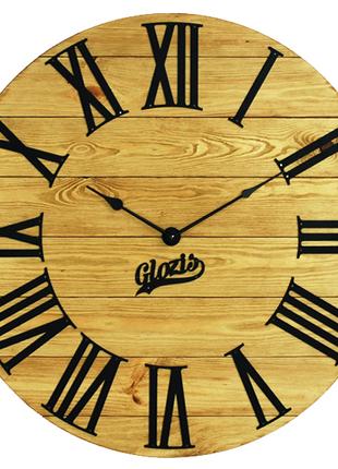 Настенные Часы Деревянные Glozis Kansas Gold A-052 60х60