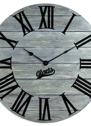 Настенные Часы Деревянные Glozis Kansas Graphite A-053 60х60