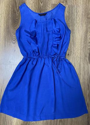 Сукня синя коротка, розмір 42