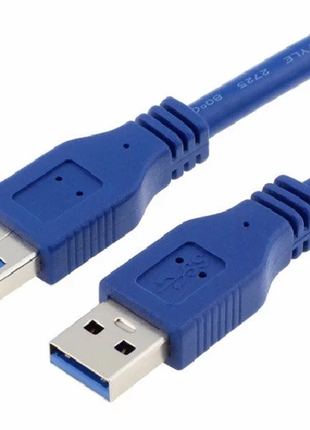 Кабель USB ПАПА-ПАПА для прошивки медиаплееров 0,3м (00202)