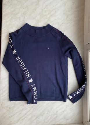 Свитер джемпер кофта синий tommy hilfiger 164 хс