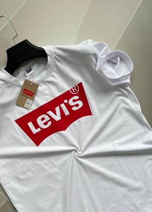 👕чоловіча футболка levi's біла