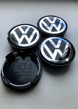 Колпачки заглушки на литые диски Фольсваген VW 63мм 7M7601165