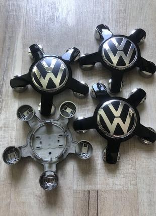 Колпачки заглушки с логотипом VW для дисков от Audi 4F0 601 165 N
