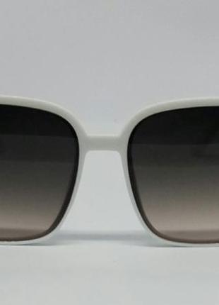 Chanel стильные женские солнцезащитные очки серо коричневый гр...