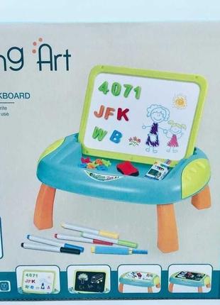 Детский развивающий столик для маленьких Painting Art