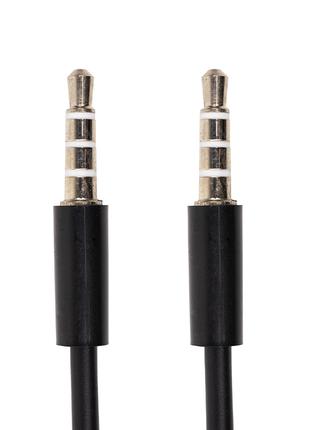 Аудио кабель PowerPlant mini jack 3.5 мм 4 pin M-M, 1.2 м