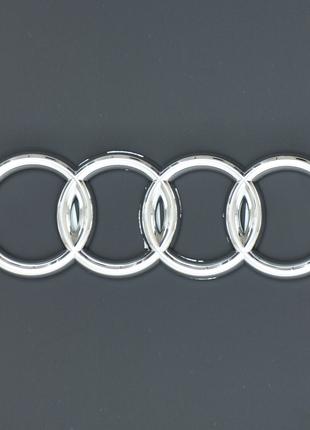 Эмблема Audi 80 задняя / пластик / скотч 140 х 46 мм