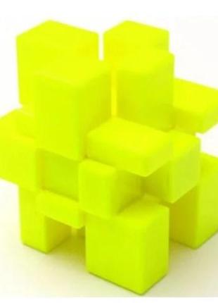 Зеркальный кубик рубика желтый Smart Cube Mirror Yellow