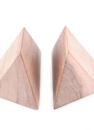 Головоломка деревянная Пирамида (Две части) ЗАМОРОЧКА