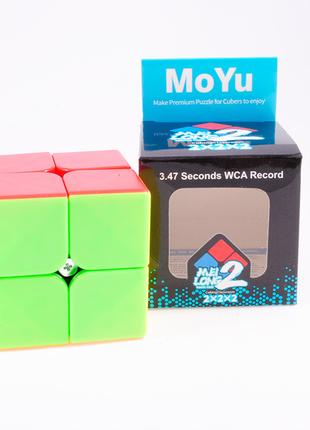 Кубик рубика 2х2 без магнитов Meilong MoYu