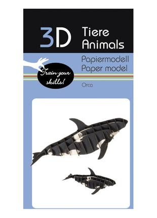 Картонная 3D модель Касатка Whale Fridolin