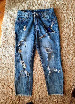 Жіночі літні рвані джинси