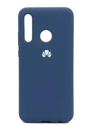 Чохол для Huawei P Smart Plus 2019 - Full Silicone Case Navy Blue
