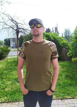 Военная тактическая мужская футболка пиксель для ВСУ (AN-17)