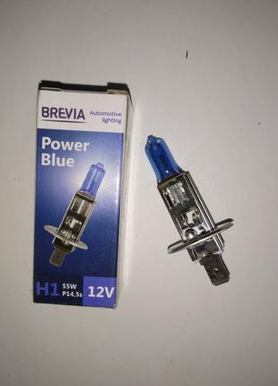 Авто лампа BREVIA H1 POWER BLUE 12V