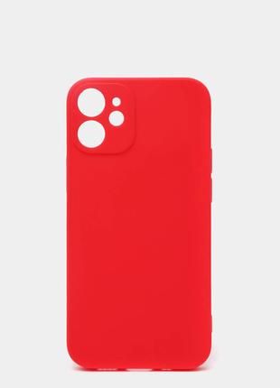 Чохол для Appel iPhone 12 Mini - Lime case червоний