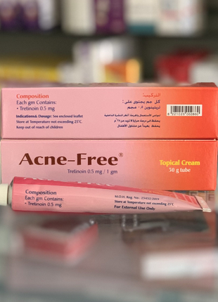 Acne-Free Акне-фри крем от угрей Третиноин 0.05% 30 г Египет