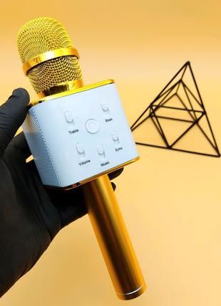 Караоке микрофон с динамиком блютуз Bluetooth DM Karaoke Wirel...