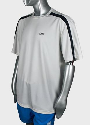 Reebok білосніжна спортивна чоловіча футболка (оригінал)