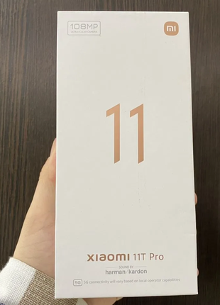 Xiaomi Mi 11t pro 8/128gb белый, новый