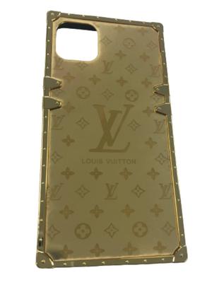 Зеркальный Чехол Louis Vuitton для iPhone 13 Айфон 13 квадратный