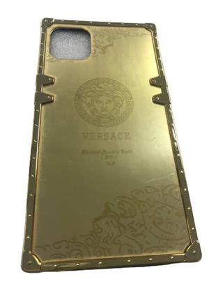 Зеркальный Чехол Versace для iPhone 12/ 12 Pro Айфон 12/ 12 про б