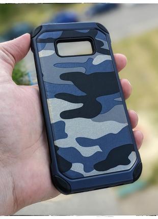 Защитный противоударный чехол бампер MILITARY КАМУФЛЯЖ Samsung S8