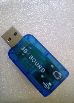 USB Звуковая карта, многоканальная, новые в наличии