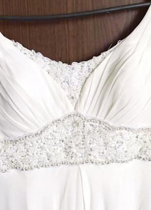 Белое платье свадебное платье на роспись
