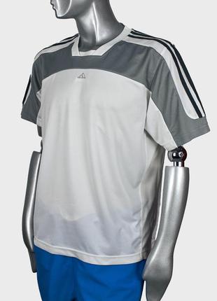 Adidas белоснежная спортивная мужская футболка (оригинал)