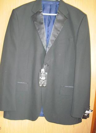 .новый черный пиджак " george " w44 long