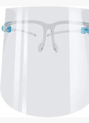 Защитный экран для лица FACE SHIELD Glasses (20шт), цена за уп...
