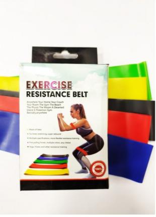 Набор фитнес резинки exercise resistance bands для фитнеса и с...