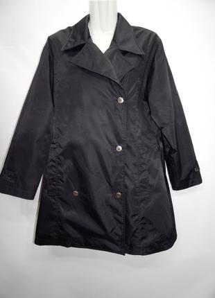 Куртка-плащ женская демисезонная удлиненная сток MISS р.50 058...